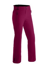 Maier Sports Damen Skihose "Vroni slim", pink, Gr. 38, 100% Polyester, Hosen, Damen Schneehose, wind- und wasserdicht, 2 RV-Taschen, Slim Fit