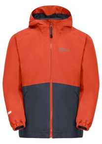 Jack Wolfskin Kinder 3-in-1-Funktionsjacke "ICELAND 3IN1 JACKET K", rot, Gr. 92, Außenjacke: OBERSTOFF 100% POLYESTER, FUTTER 100% POLYESTER