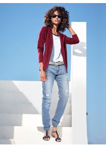 Heine Damen Jerseyblazer "Jersey-Blazer", rot, Gr. 50, 100% Baumwolle, Blazer