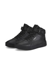 Puma Sneaker "Carina 2.0 Mid Winter Sneakers Damen", Gr. 38, schwarz, Obermaterial: Leder; Futter: Synthetik; Innensohle: Textil; Laufsohle: Gummi,