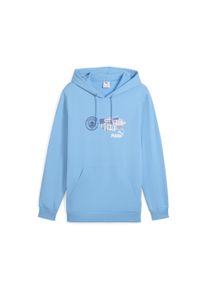 Puma Herren Hoodie "Manchester City ftblNRGY Hoodie Herren", blau, Gr. L, 100% Baumwolle, Sweatshirts