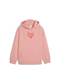 Puma Kinder Hoodie "Flaming Love Hoodie Mädchen", pink, Gr. 164, Obermaterial: 32% Polyester, 68% Baumwolle; Kapuzenfutter: 100% Baumwolle; Rippe: 3%