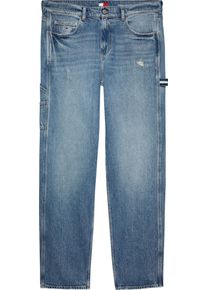 Tommy Jeans Herren Loose-fit-Jeans "Jamie Loose Straight", blau, casual, Gr. 31, Denim/Jeans, Obermaterial: 99% Baumwolle, 1% Elasthan, Jeans, mit