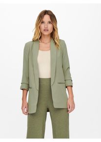Only Damen Kurzblazer "ONLELLY 3/4 LIFE BLAZER TLR NOOS", blau, modisch, Gr. 34, unifarben, Web, Obermaterial: 95% Polyester, 5% Elasthan, Blazer,