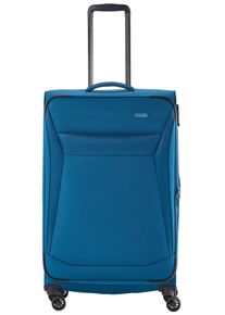 Travelite Weichgepäck-Trolley "CHIOS, verschiedene Größen und Farben", blau, Polyester, unifarben, Basic, Koffer, Weichgepäck Reisegepäck Koffer TSA