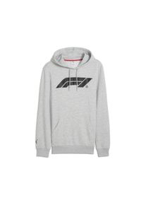 Puma Herren Hoodie "F1 ESS Motorsport Hoodie mit Logo Herren", grau, Gr. M, Obermaterial: 68% Baumwolle, 32% Polyester; Kapuzenfutter: 100%
