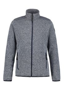Icepeak Herren Strickfleecejacke "H STRICKFLEECEJACKE AGEN", blau, sportlich, Gr. S, Strick, Fleece, Obermaterial: 100% Polyester, Jacken, Wärmend &