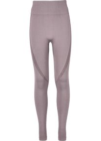 Endurance Kinder Lauftights "Erini Jr.", lila, sportlich, Gr. 152, Rautenmuster, unifarben, 92% Polyamid, 8% Elasthan, Hosen, aus schnelltrocknendem