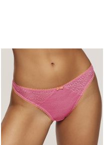 Nuance Damen String, Gr. 44, bunt, Spitze, Obermaterial: 91% Polyamid, 9% Elasthan, Unterhosen, aus edler, leicht transparenter Spitze