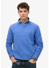 Superdry Herren Sweatshirt "ESSENTIAL LOGO CREW SWEATSHIRT", blau, modisch, Gr. XXL, unifarben, Sweatware, Obermaterial: 80% Baumwolle, 20%