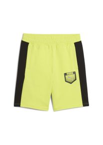 Puma Kinder Sporthose "Active Sports Graphic Sweat-Shorts Jungen", gelb, Gr. 164, unifarben, Obermaterial: 67% Baumwolle, 7% Elasthan, 26% Polyester;