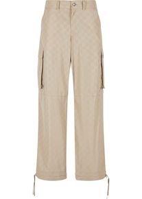 PEQUS Herren Stoffhose "PEQUS PEQUS Aether Monogram Parachute Pants", braun, Gr. XL, unifarben, 99% Baumwolle, 1% Polyurethan, Hosen