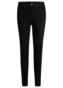 BOSS Orange Damen Slim-fit-Jeans "Maye High Rise Slim Premium Damenmode", schwarz, modisch, Gr. 30, unifarben, Denim/Jeans, Obermaterial: 92%
