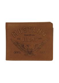 Mustang Geldbörse "Valencia", braun, Leder, Basic, Kleinlederwaren, Geldbeutel Herrnbörse Portemonnaie