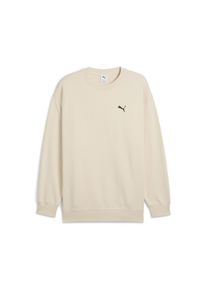 Puma Herren Sweatshirt "WARDROBE ESS Relaxed Rundhalsshirt Herren", weiß, Gr. L, Obermaterial: 100% Baumwolle; Rippe: 96% Baumwolle, 4% Elasthan,
