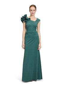 Vera Mont Damen Abendkleid "Vera Mont Abendkleid figurbetont", grün, Gr. 48, Cru00eape, Obermaterial: 95% Polyester, 5% Elasthan. Besatz: 100%