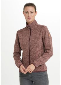 WHISTLER Damen Fleecejacke "SAMANI", braun, sportlich, Gr. 34, meliert, 100% Polyester, Jacken, aus schnell trocknendem Funktionsmaterial