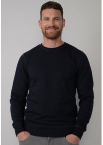 Herren Sweatshirt, blau, Basic, Gr. XXXL, PETROL INDUSTRIES, Obermaterial: 60% Baumwolle, 40% Polyester, Sweatshirts, mit Rundhalsausschnitt