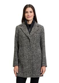 Gil Bret Damen Wolljacke "Gil Bret Wollmantel mit abnehmbarem Westenteil", braun, sportlich, Gr. 38, Bouclu00e9, Obermaterial: 32% Baumwolle, 27%