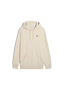 Puma Herren Hoodie "WARDROBE ESS Relaxed Hoodie Herren", weiß, Gr. M, Obermaterial: 100% Baumwolle; Rippe: 96% Baumwolle, 4% Elasthan, Sweatshirts