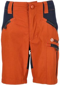 ZIGZAG Kinder Shorts "Bono", orange, casual, Gr. 110, mehrfarbig, 93% Polyester, 7% Elasthan, Hosen, mit praktischem Dehnbund