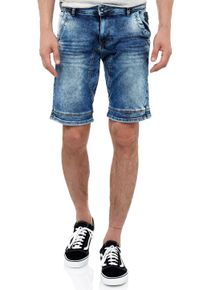 Rusty Neal Herren Shorts "Cospita", blau, casual, Gr. XXXL, unifarben, 98% Baumwolle, 2% Elasthan, Hosen, mit aufwendiger Nahtverarbeitung
