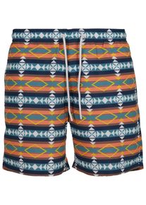 Urban Classics Herren Badeshorts "Urban Classics Herren Inka Swim Shorts", weiß, Gr. S, 100% Polyester, Badehosen