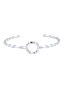 Elli Premium Damen Armreif "Armreif Kreis 925 Sterling Silber", 16cm, ohne Stein, Silber 925 (Sterlingsilber), silber, Silber 925 (Sterlingsilber),