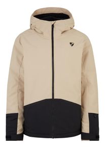 Ziener Herren Skijacke "TIMBARRA", beige, Gr. 46, Obermaterial alle Farben außer cobalt blue: 1. 60% Polyester, 40% Polyester recycled, 2. 100%