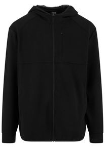 Urban Classics Herren Sweatjacke "Urban Classics Scuba Zip Pocket Hoody", schwarz, Gr. S, unifarben, 95% Polyester, 5% Elasthan, Sweatjacken