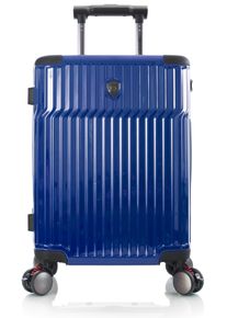 Heys Handgepäckkoffer "Handgepäckkoffer Tekno, 53 cm", blau, Polycarbonat, Koffer, Heys x Joachim Llambi mit USB-Anschluss