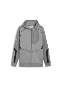 Puma Herren Sweatjacke "BMW M Motorsport Kapuzenjacke Herren", grau, Gr. M, Obermaterial: 32% Polyester, 68% Baumwolle; Taschenfutter: 100%