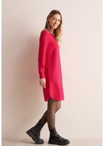Cecil Damen Midikleid, rot, casual, Gr. XXL, unifarben, Stoff, 50% Modal, 44% Polyester, 6% Elasthan, Kleider, knielang