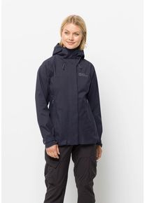 Jack Wolfskin Damen Outdoorjacke "KAMMWEG 2L JKT W", grau, Gr. L, OBERSTOFF 89% POLYESTER, 11% POLYURETHAN 1.FUTTER 100% POLYESTER 2.LINING 84%
