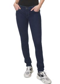 Marc O'Polo MARC O'POLO Damen 5-Pocket-Jeans "Albi", blau, casual, Gr. 27, unifarben, Denim/Jeans, Obermaterial: 89% Baumwolle, 8% Polyester, 3% Elasthan, Jeans,
