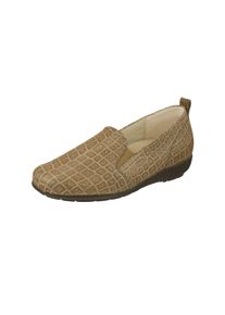Natural Feet Damen Slipper "Clea", Gr. 38, grau, Leder, elegant, Schuhe, aus weichem Hirschleder