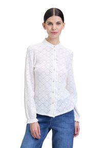 Cartoon Damen Spitzenbluse "Cartoon Spitzenbluse mit Rüschen", weiß, modisch, Gr. 40, Obermaterial: 93% Polyamid, 7% Elasthan., Blusen