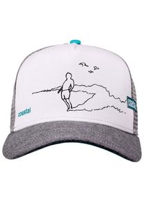 COASTAL Damen Trucker Cap "Coastal Trucker Cap HFT Rider", weiß, casual, bedruckt, 60% Polyester, 40% Baumwolle, Caps