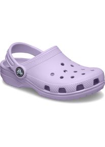 Crocs Kinder Clog "Classic K", Gr. 37, lila, Croslite, unifarben, klassisch, Schuhe, Sommerschuh, Hausschuh, Badeschuh mit schwenkbarem Fersenriemchen