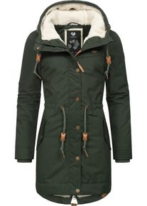 Ragwear Damen Winterjacke "YM-Canny", grün, casual, Gr. XXL, Außenmaterial: 65% Polyester, 35% Baumwolle, Innenfutter: 100% Polyester, Wattierung: