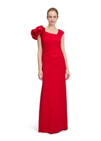 Vera Mont Damen Abendkleid "Vera Mont Abendkleid figurbetont", rot, Gr. 46, Cru00eape, Obermaterial: 95% Polyester, 5% Elasthan. Besatz: 100%
