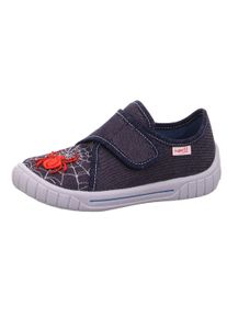 Superfit Kinder Hausschuh "BILL WMS: Normal", Gr. 25, blau, Textil, sportlich, Schuhe, Klettschuh, Kindergarten Schuh mit schönem Motiv
