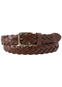 Levi's LEVI'S Damen Ledergürtel "LEATHER BRAID", braun, modisch,casual, Gr. 120, Flechtoptik, Rindsleder, Gürtel, Unisex
