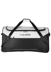Travelite Reisetasche "BASICS L, verschiedene Ausführungen und Farben", weiß, Tarpaulin, Taschen, Freizeittasche Sporttasche wasserabweisend
