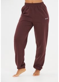 ENDURANCE ATHLECIA ATHLECIA Damen Sweathose "Giannis", braun, casual, Gr. 34, unifarben, 65% Polyester, 35% Baumwolle, Hosen, mit bequemem Dehnbund