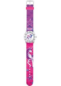Scout Kinder Quarzuhr "Achtion Girls, 280378008", bunt, Armbanduhren, Armbanduhr, Kinderuhr, Geschenkidee, Schulanfang, Mädchen, Einhorn