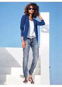 Heine Damen Jerseyblazer "Jersey-Blazer", blau, Gr. 48, 100% Baumwolle, Blazer