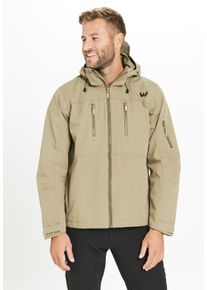 WHISTLER Herren Outdoorjacke "Downey", grün, casual, Gr. M, unifarben, 65% Polyester, 35% Baumwolle, Jacken, mit 10.000 mm Wassersäule