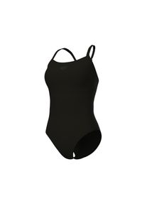 arena Damen Badeanzug "arena Feel Damen Solid Lightdrop Back Bustier Badeanzug", schwarz, Gr. 46, Obermaterial: 82% Polyester, 18% Elasthan,