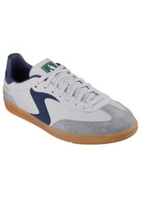 Skechers Herren Sneaker "HOTSHOT", Gr. 40, grau, Leder, Veloursleder, kontrastfarbene Details, sportlich, Schuhe, mit Kontrastbesätzen